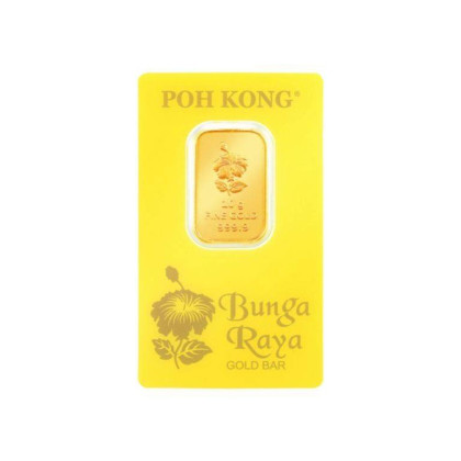 POH KONG | BUNGA RAYA | 10G GOLD 9999.0