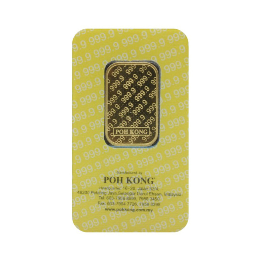 POH KONG | BUNGA RAYA | SMALL CERT VERSION | 5G GOLD 999.9