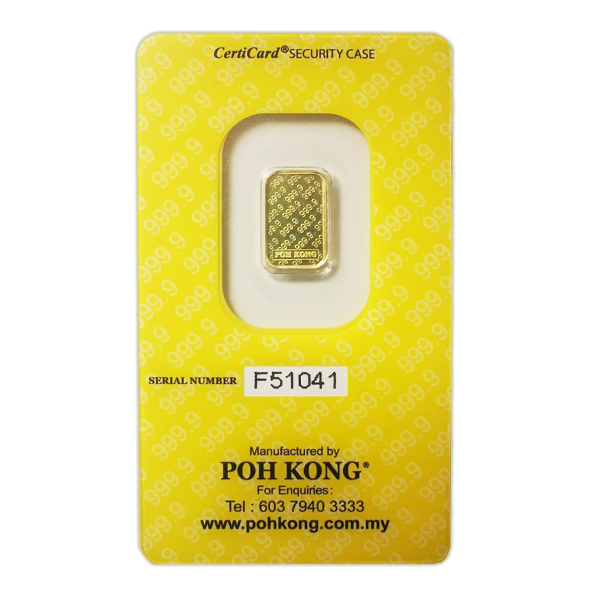 POH KONG | BUNGA RAYA | 1G GOLD 999.9