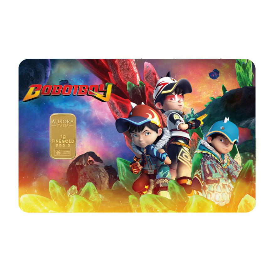 PUBLIC GOLD | AURORA ITALIA'S UNIQUE | BOBOIBOY | VERSION 2 | 1G GOLD 999.9