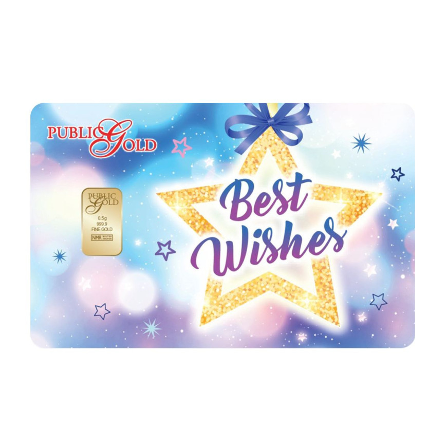 PUBLIC GOLD | BEST WISHES (VER. 1) | 0.5G GOLD 999.9