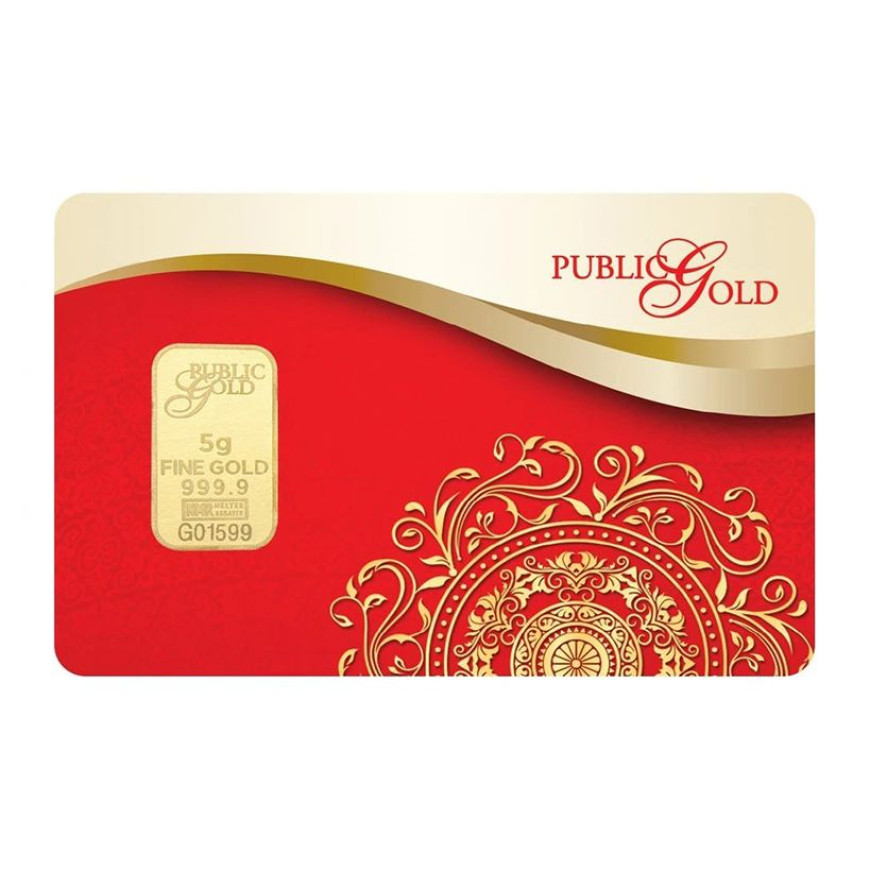 PUBLIC GOLD | LBMA | VERSION 2 | 5G GOLD 999.9