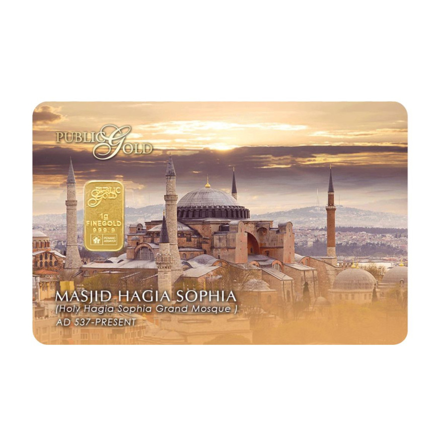 PUBLIC GOLD | MASJID HAGIA SOPHIA | 1G GOLD 999.9