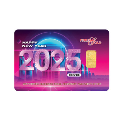 PUBLIC GOLD | HAPPY NEW YEAR 2025 | 1G GOLD 999.9