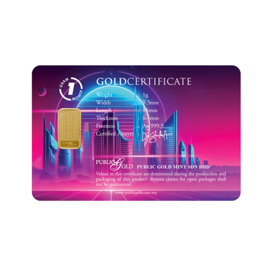 PUBLIC GOLD | HAPPY NEW YEAR 2025 | 1G GOLD 999.9