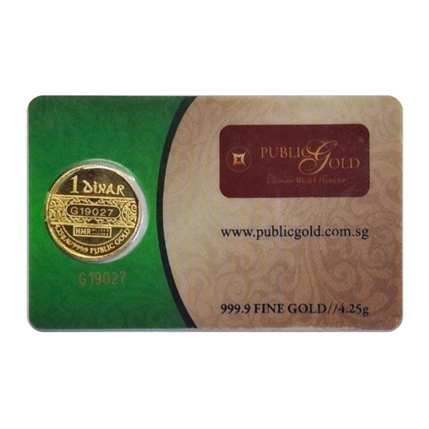 PUBLIC GOLD | 1 DINAR GOLD 999.9