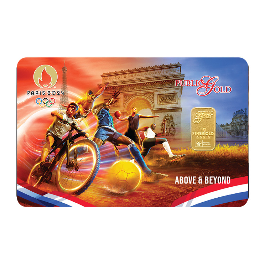 PUBLIC GOLD | OLYMPIC PARIS 2024 | 1G GOLD 999.9
