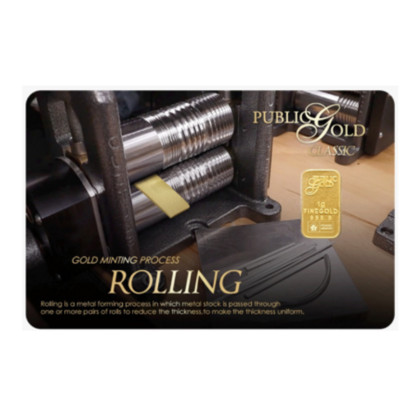 PUBLIC GOLD | ROLLING | 1G GOLD 999.9