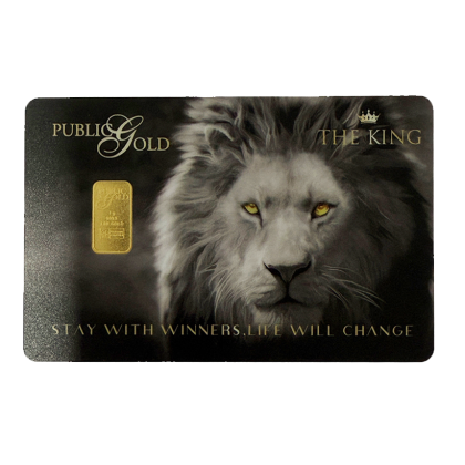 PUBLIC GOLD | THE KING | 1G GOLD 999.9