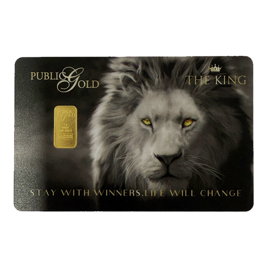 PUBLIC GOLD | THE KING | 1G GOLD 999.9
