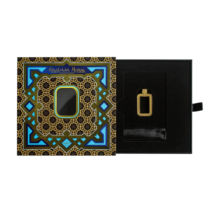 PAMP SUISSE | ARABIAN HORSE WITH PENDANT FRAME | 5G GOLD 999.9