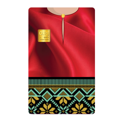 NUBEX | AIDILFITRI 2025 | BAJU MELAYU TELUK BELANGA | 0.1G GOLD 999.9