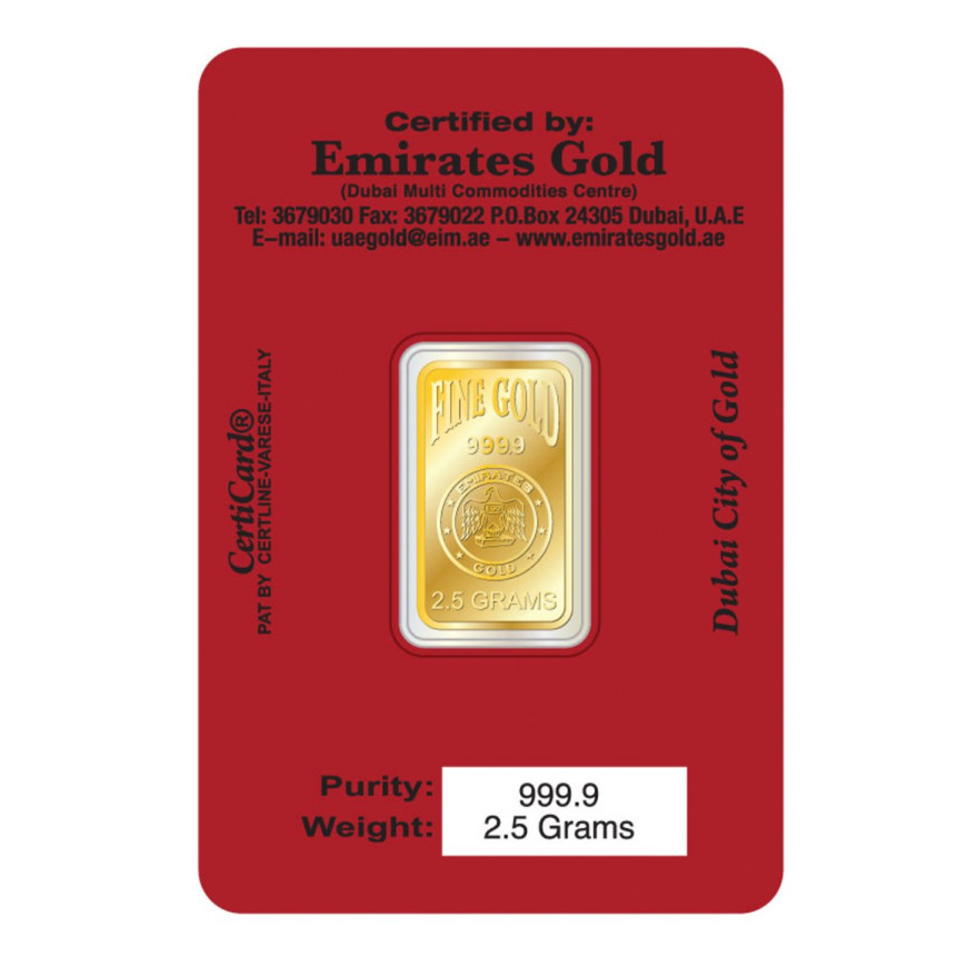 EMIRATES GOLD | 2.5G GOLD 999.9