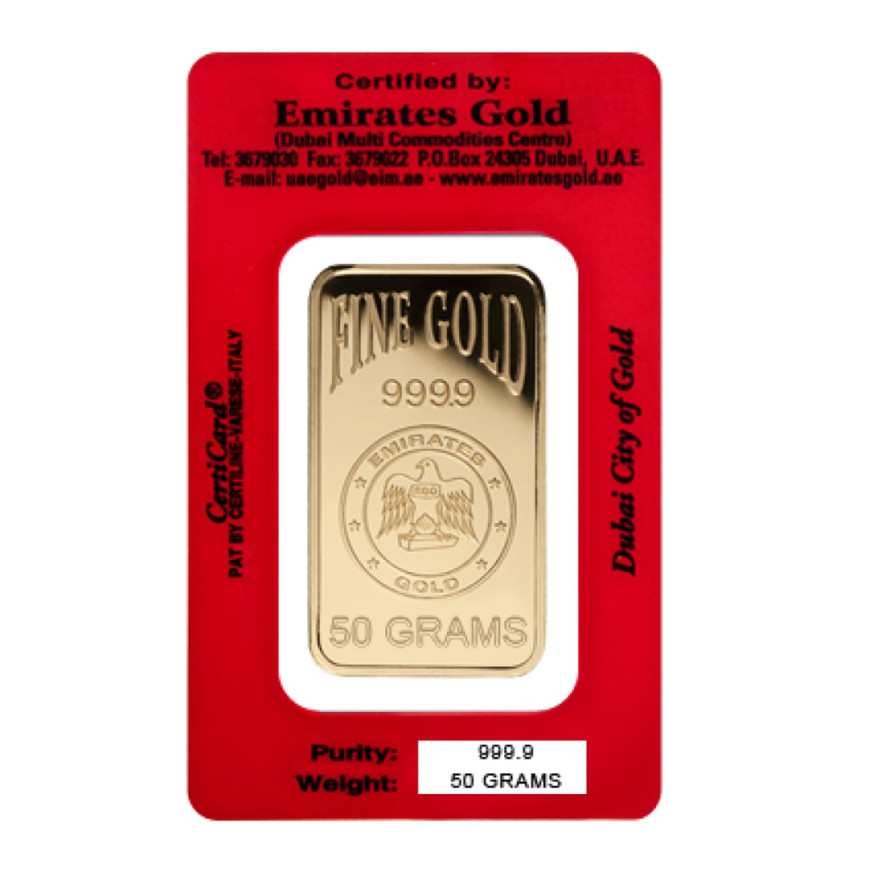 EMIRATES GOLD 50G GOLD 999.9