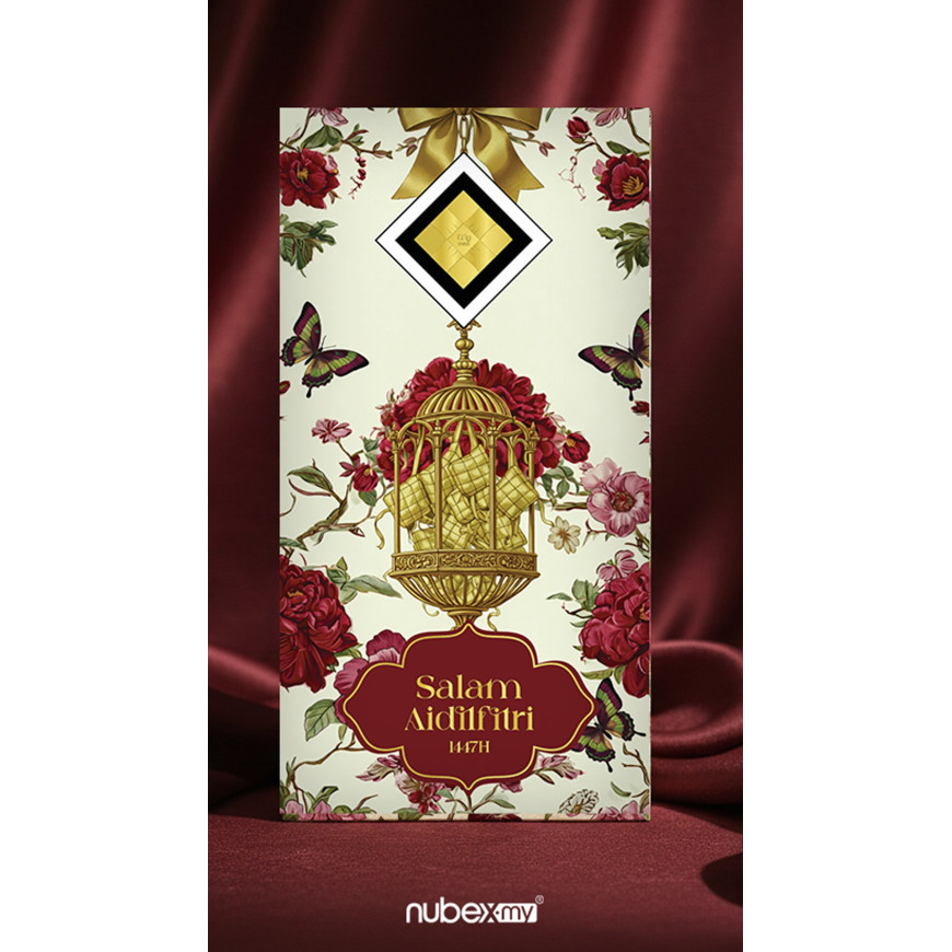 NUBEX | EID MUBARAK 1447H | KETUPAT EMAS | 0.1G GOLD 999.9