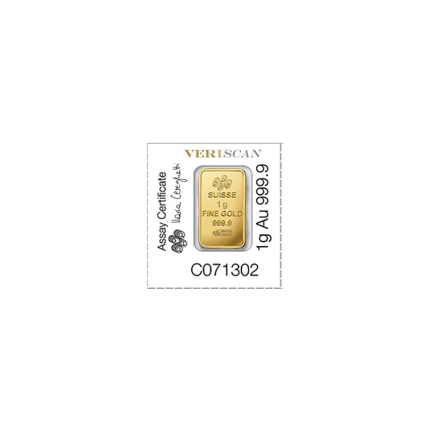 PAMP SUISSE | LADY FORTUNA | MULTIGRAM | 1G GOLD 999.9