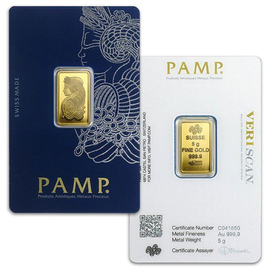 PAMP SUISSE | LADY FORTUNA | VERISCAN | 5G GOLD 999.9