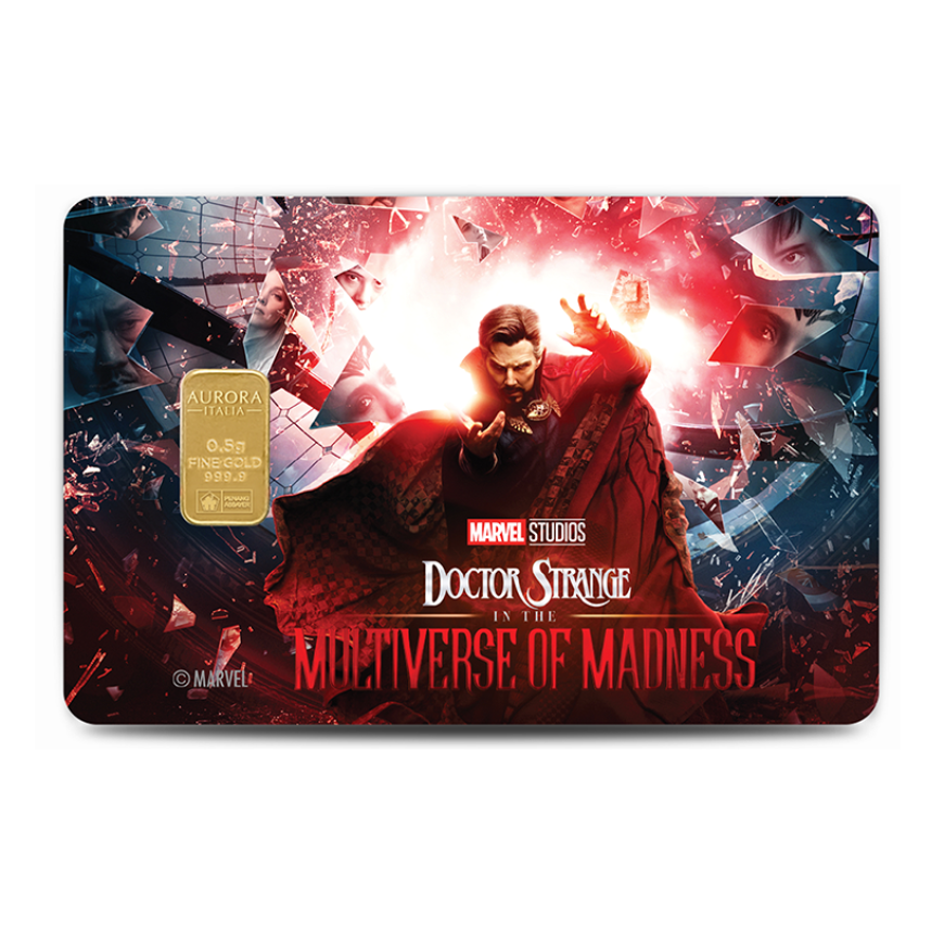 PUBLIC GOLD | AURORA ITALIAS UNIQUE | MARVEL | DOCTOR STRANGE | 0.5G GOLD 999.9