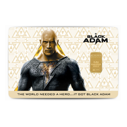 PUBLIC GOLD | AURORA ITALIAS UNIQUE | MARVEL | BLACK ADAM | 0.5G GOLD 999.9
