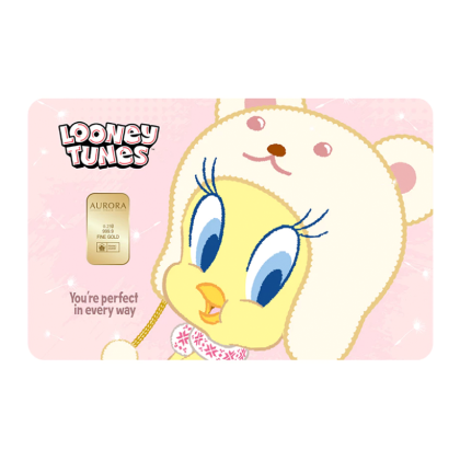 PUBLIC GOLD | AURORA ITALIAS UNIQUE | LOONEY TUNES | YOU'RE PERFECT IN EVERY WAY | 0.25G GOLD 999.9