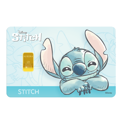 PUBLIC GOLD | AURORA ITALIAS UNIQUE | DISNEY | STITCH | 0.25G GOLD 999.9