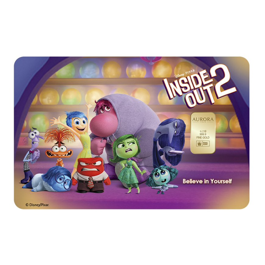PUBLIC GOLD | AURORA ITALIAS UNIQUE | DISNEY | INSIDE OUT 2 | 0.25G GOLD 999.9