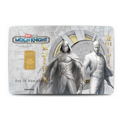 PUBLIC GOLD | AURORA ITALIAS UNIQUE | MARVEL | MOON KNIGHT | 0.5G GOLD 999.9