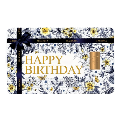 MASDORA | HAPPY BIRTHDAY | 1G GOLD 999.9