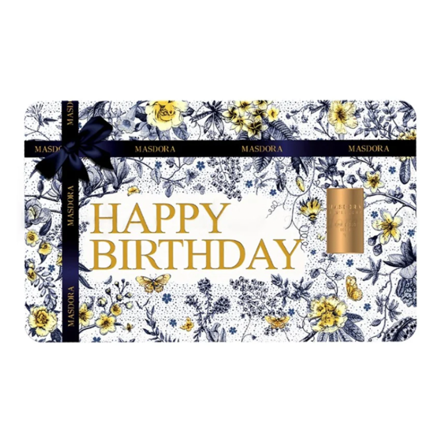 MASDORA | HAPPY BIRTHDAY | 1G GOLD 999.9