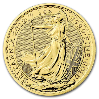 BRITISH ROYAL MINT | GOLD BRITANNIAS (2022) | 1OZ GOLD 999.9