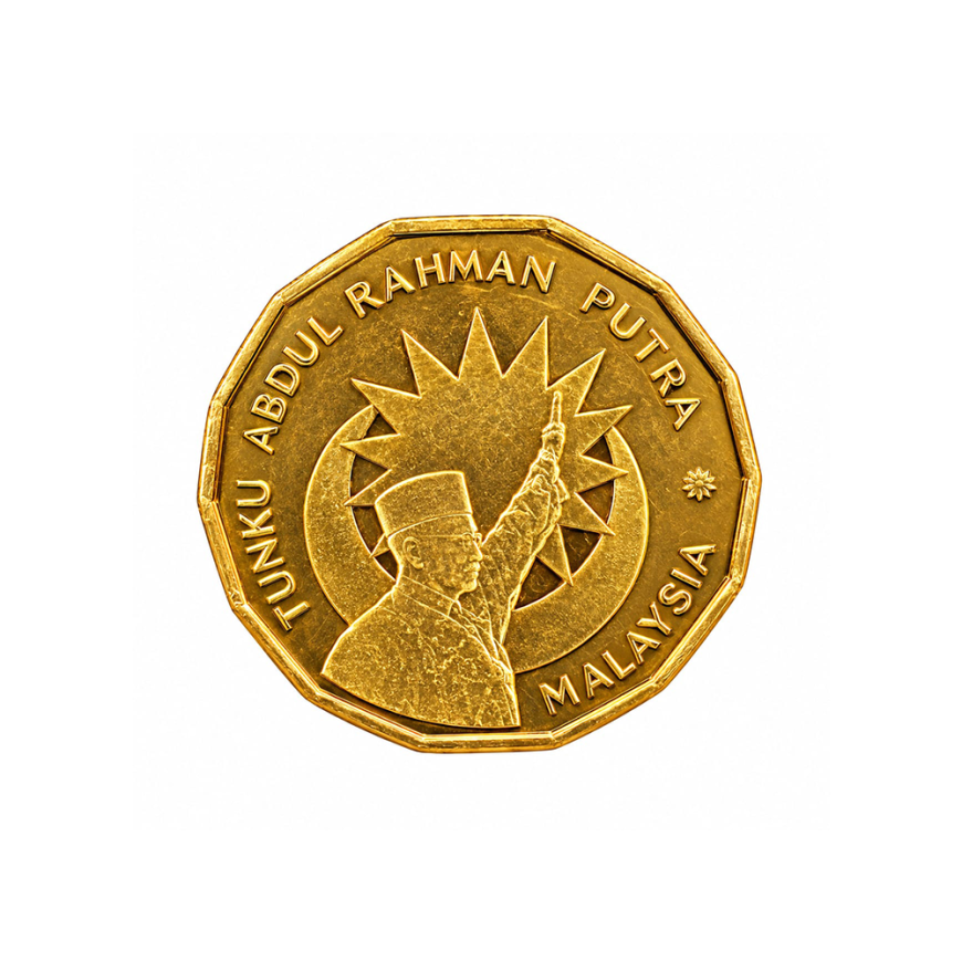 500 RINGGIT | AGONG VII | INDEPENDENCE (1982) | 10.25G GOLD 900