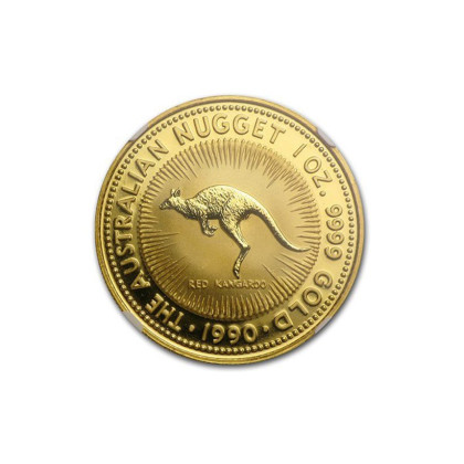 PERTH MINT | KANGAROO (1990) | 1OZ GOLD 999.9