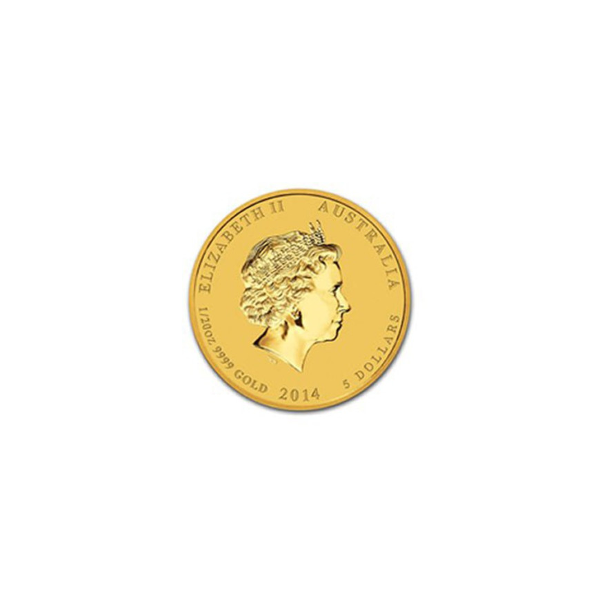 PERTH MINT | LUNAR HORSE (2014) | 1/20OZ GOLD 999.9