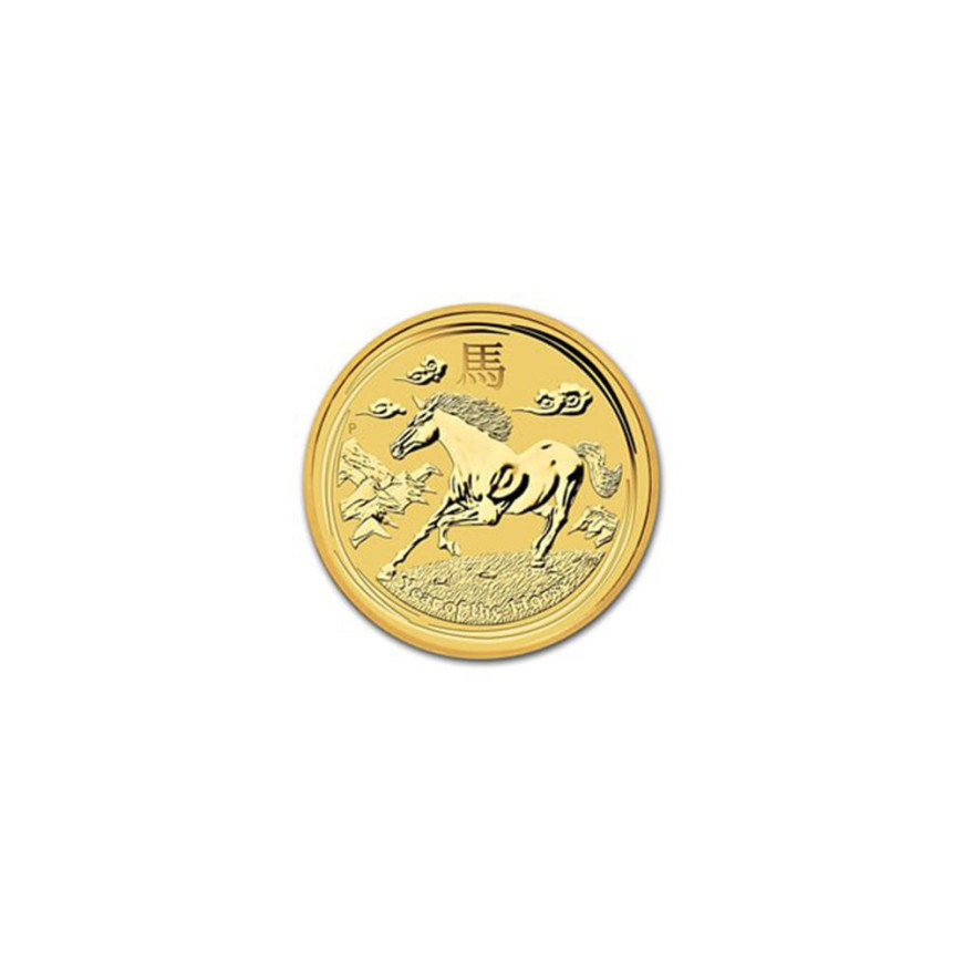 PERTH MINT | LUNAR HORSE (2014) | 1/20OZ GOLD 999.9