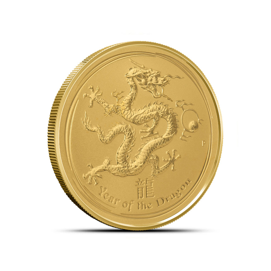 PERTH MINT | LUNAR DRAGON (2012) | 1/2OZ GOLD 999.9