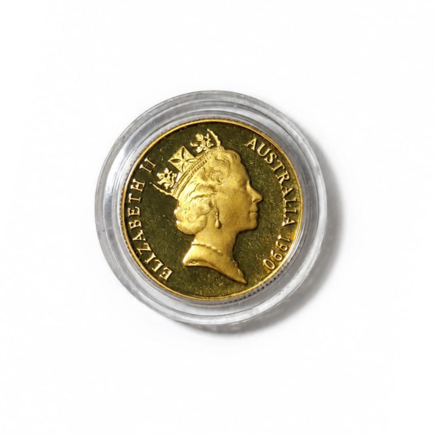 ROYAL AUSTRALIAN MINT | PRIDE OF AUSTRALIA - EMU (1991) | PROOF COIN | 10G GOLD 916.0