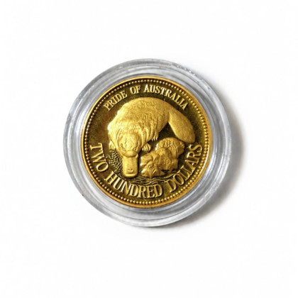 ROYAL AUSTRALIAN MINT | PRIDE OF AUSTRALIA - EMU (1991) | PROOF COIN | 10G GOLD 916.0