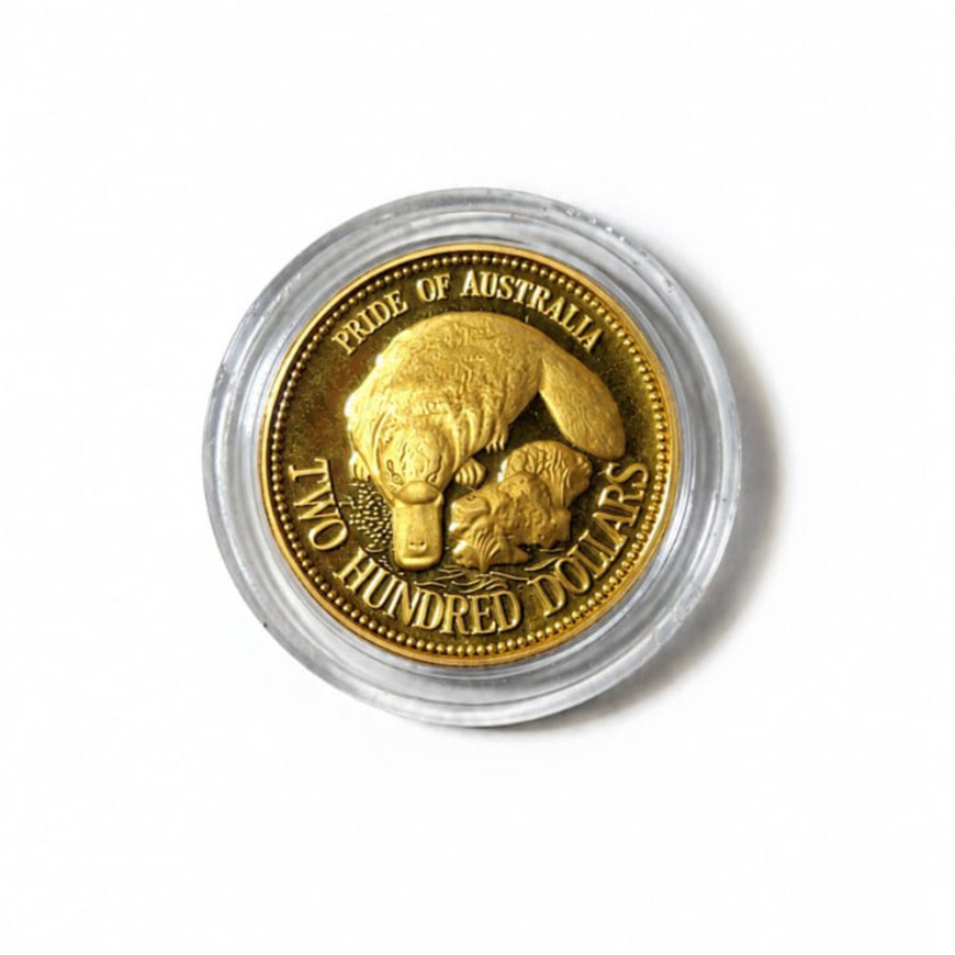 ROYAL AUSTRALIAN MINT | PRIDE OF AUSTRALIA - EMU (1991) | PROOF COIN | 10G GOLD 916.0
