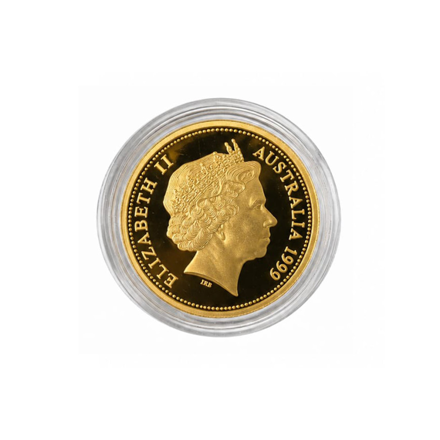 ROYAL AUSTRALIAN MINT | FLORAL EMBLEMS COMMON HEATH (1999) | PROOF COIN | 1/2OZ GOLD 999.9