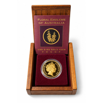 ROYAL AUSTRALIAN MINT | FLORAL EMBLEMS COMMON HEATH (1999) | PROOF COIN | 1/2OZ GOLD 999.9