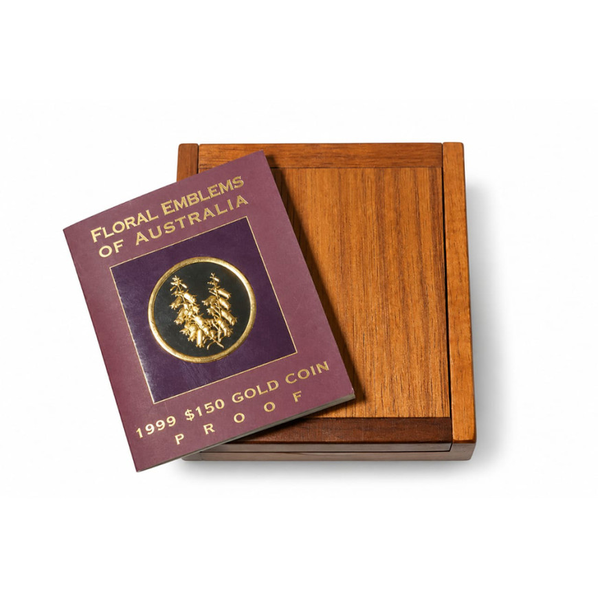 ROYAL AUSTRALIAN MINT | FLORAL EMBLEMS COMMON HEATH (1999) | PROOF COIN | 1/2OZ GOLD 999.9
