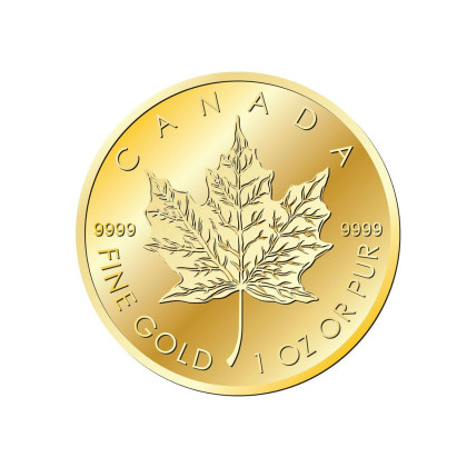 ROYAL CANADIAN MINT | MAPLE LEAF (2011) | 1OZ GOLD 999.9