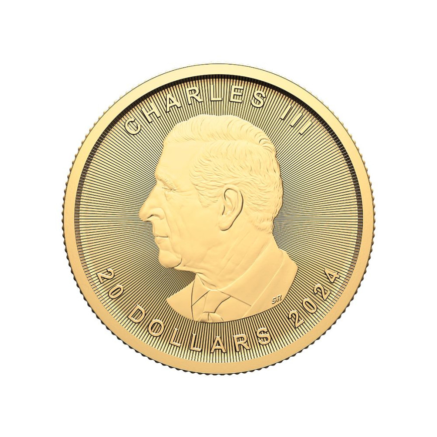 ROYAL CANADIAN MINT | MAPLE LEAF (2024) | 1OZ GOLD 999.9