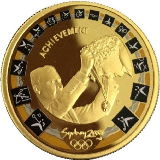 Summer olympics 2000 | 4th potrait achievement | sydney | 10g gold 999.9