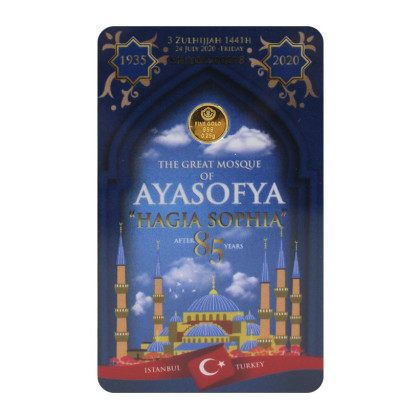 YAPEIM GOLD | HAGIA SOPHIA | 0.25G GOLD 999.0