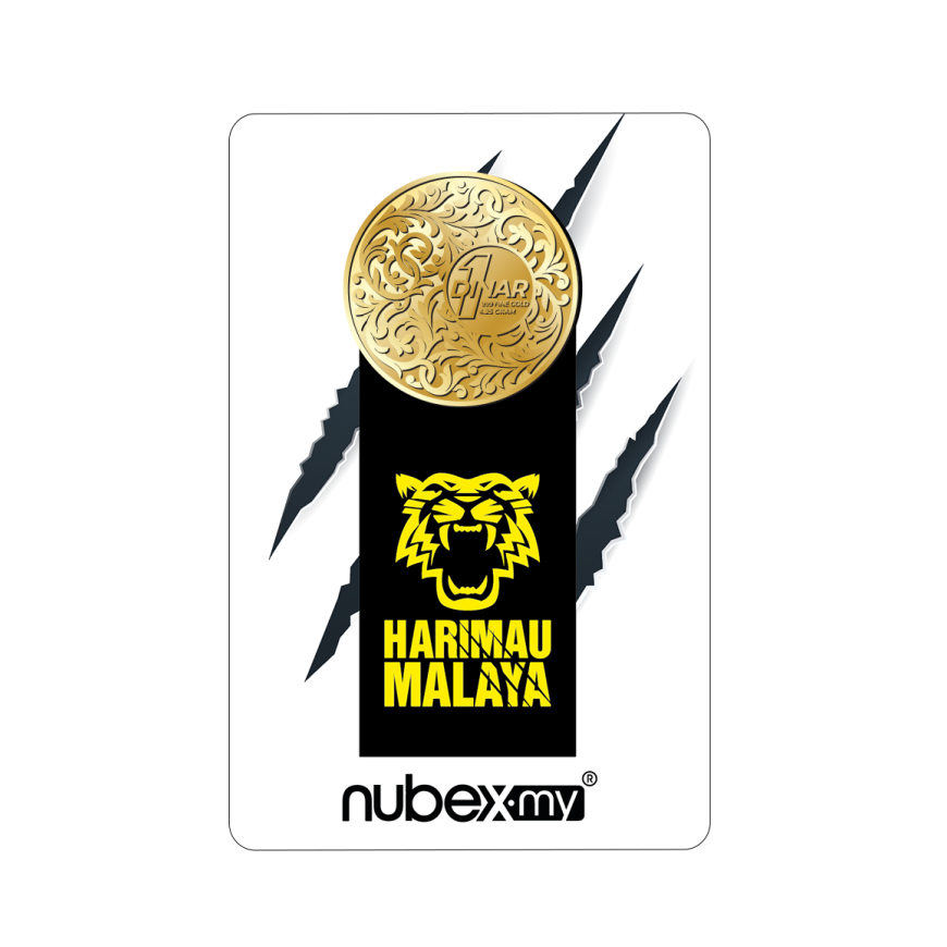 NUBEX | HARIMAU MALAYA | V1 | 1 DINAR GOLD 999.9