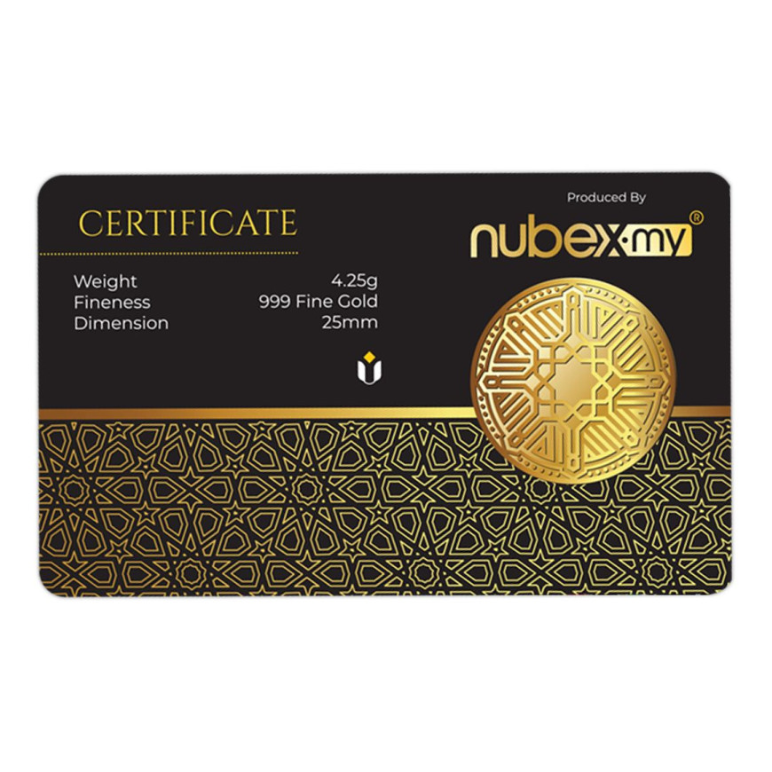 NUBEX | 1 DINAR GOLD 999.0