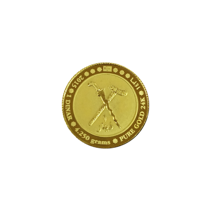 YESRUFUS GOLDSMITH (2013) | 1 DINAR GOLD 999.9