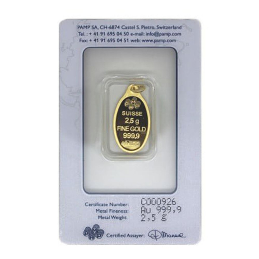 PAMP SUISSE | PENDANT | QURAN | 2.5G GOLD 999.9