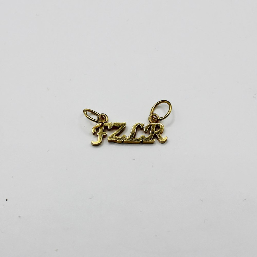 PENDANT "FZLR" | 2.34G GOLD 916.0